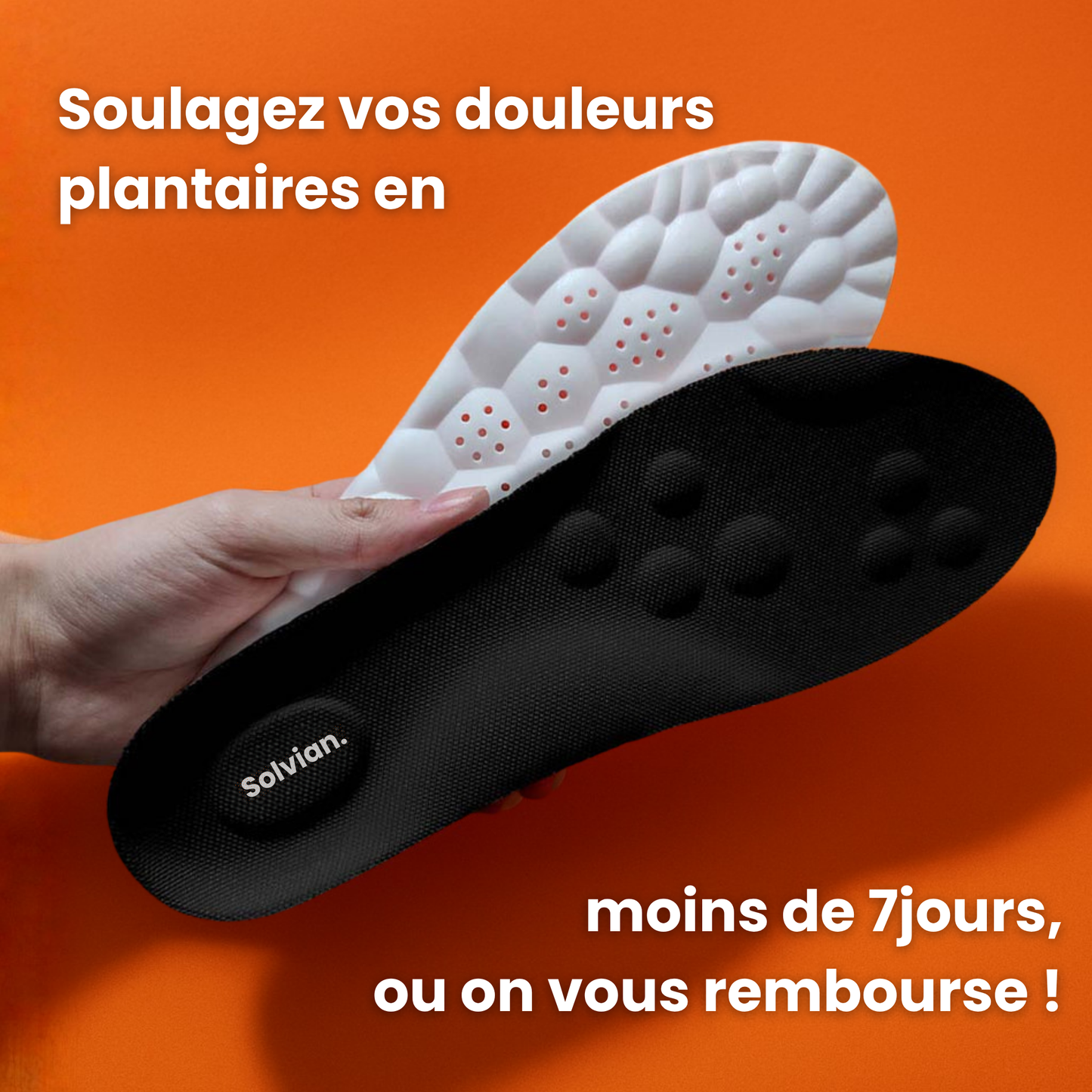 Semelles anti-douleur plantaire