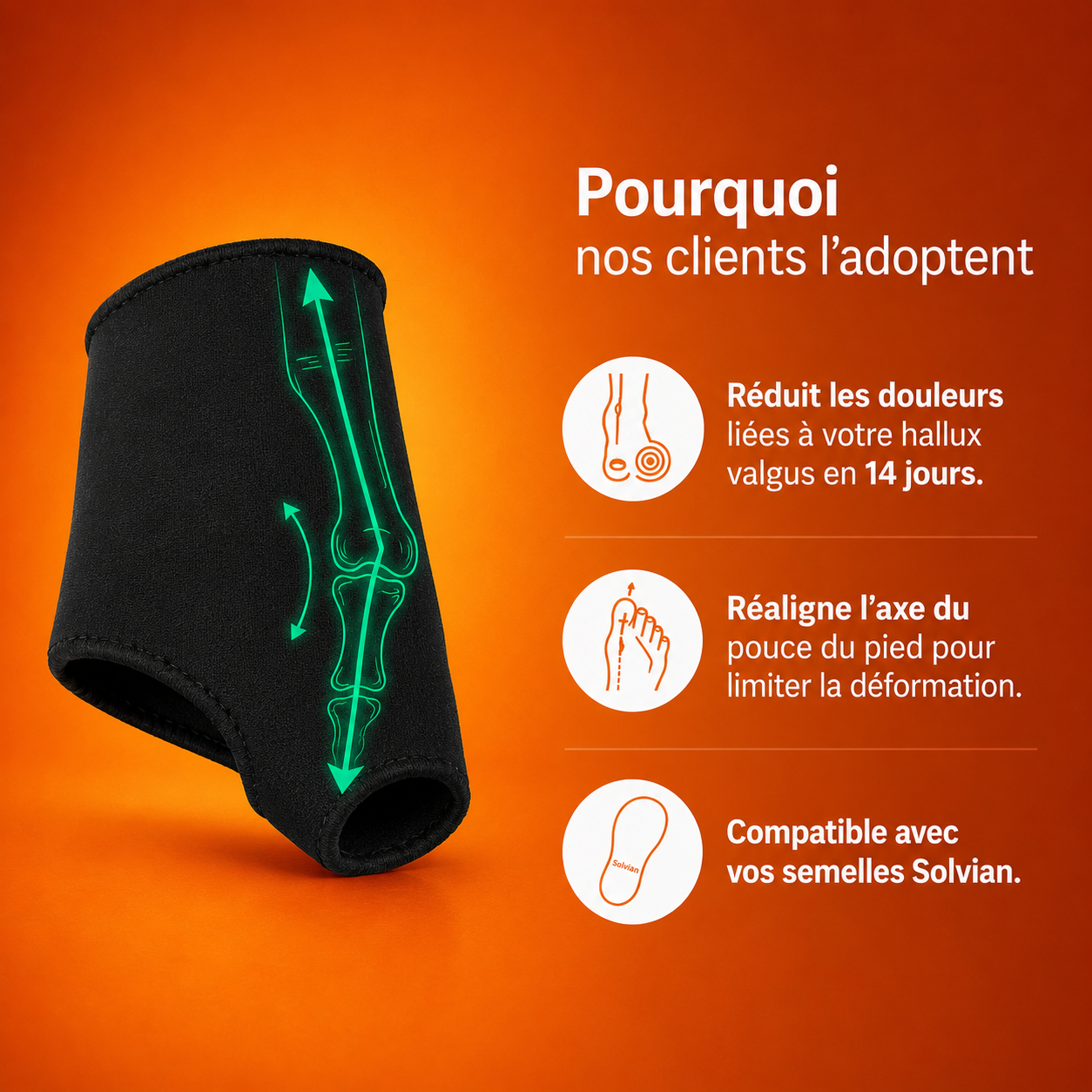 2 Correcteurs Hallux Valgus