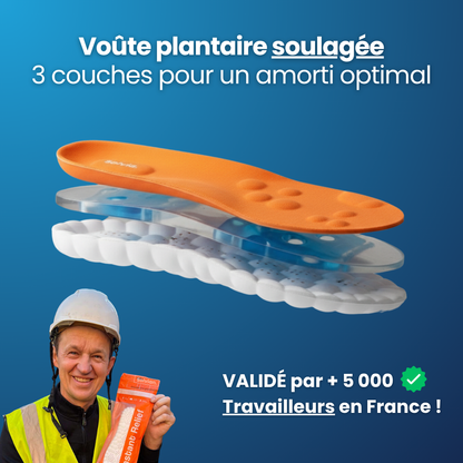 Semelles anti-douleur plantaire