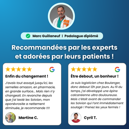 Semelles anti-douleur plantaire