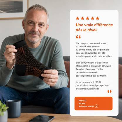 Chaussettes Compressives De Nuit - Anti Inflammation