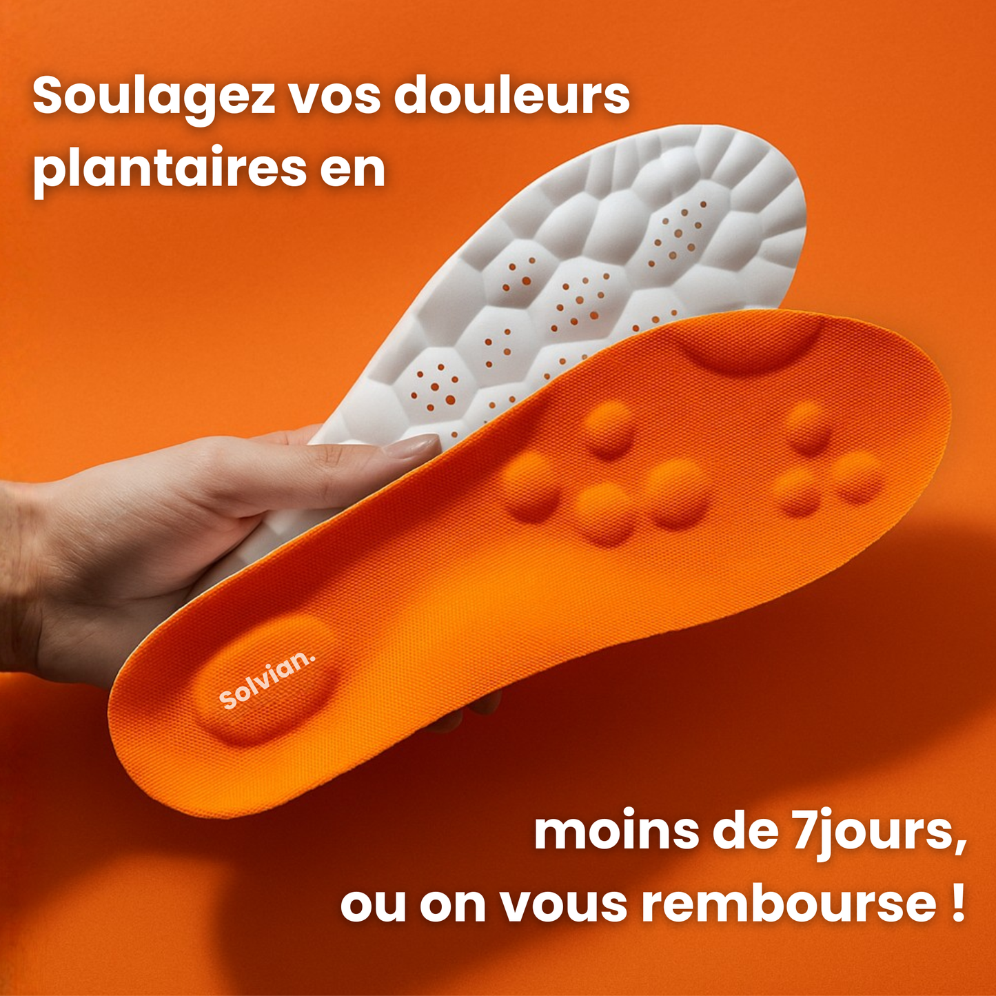 Semelles anti-douleur plantaire