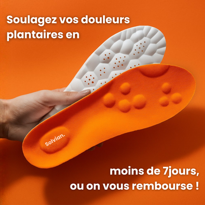 Semelles anti-douleur plantaire