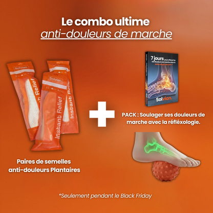 Semelles anti-douleur plantaire