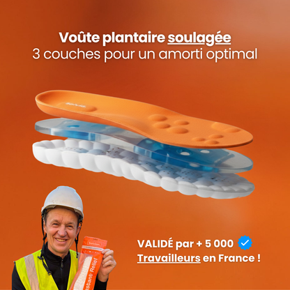 Semelles anti-douleur plantaire